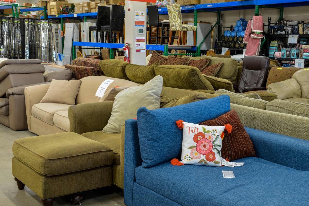 Couches for donation.